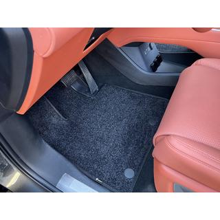 Premium tekstila salona paklājiņi (3 rindām, melni) BYD Tang L 2025– foto 1
