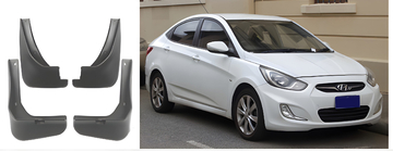 Hyundai Accent 2011–2017 Dubļusargi Premium V2 (4 gab.) foto 2