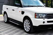 Range Rover Sport 2005–2013 Sānu pakāpieni Allmond Grey (2 gab., alumīnijs) foto 1