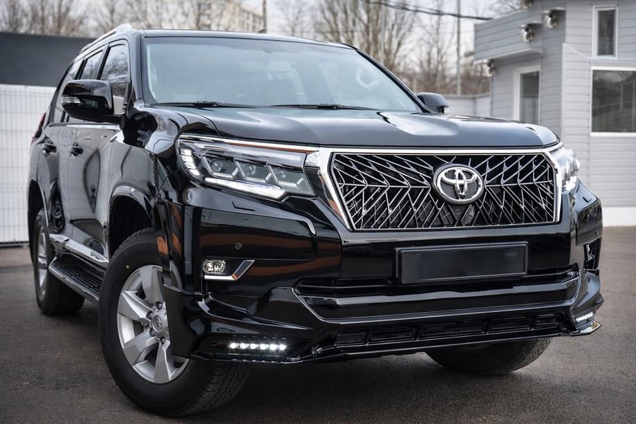 Toyota Land Cruiser Prado 150 2009–2023 Priekšējā bampera lūpa TRD (2017-) Image