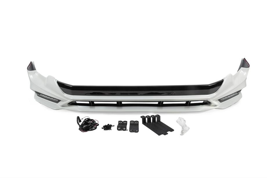 Toyota Land Cruiser Prado 150 2009–2023 Priekšējā bampera lūpa TRD (2017-) Melna krāsa Foto 6