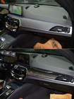 BMW 5. sērija G30/G31 2017–2023 Salona oglekļa šķiedras ieliktņu komplekts foto 2
