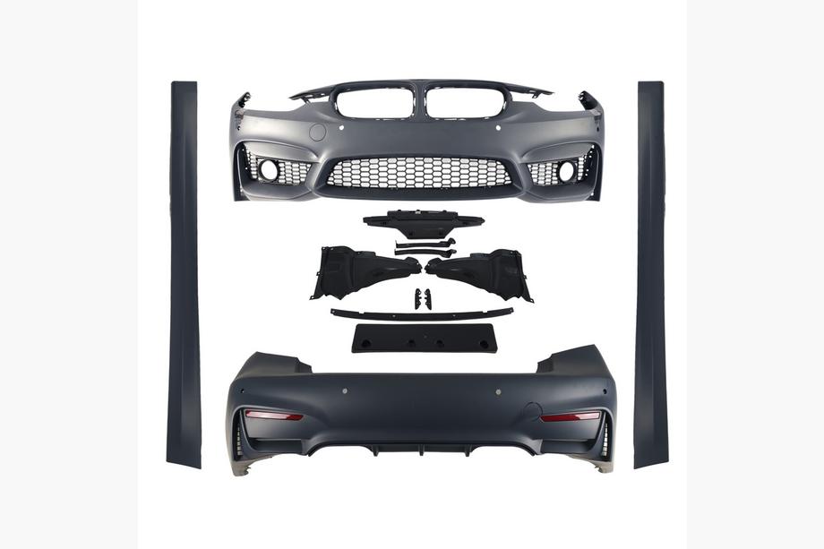 BMW 3. sērija F30/F31 2012–2019 Bodykit komplekts (F80 M3, miglas lukturiem) Foto 2