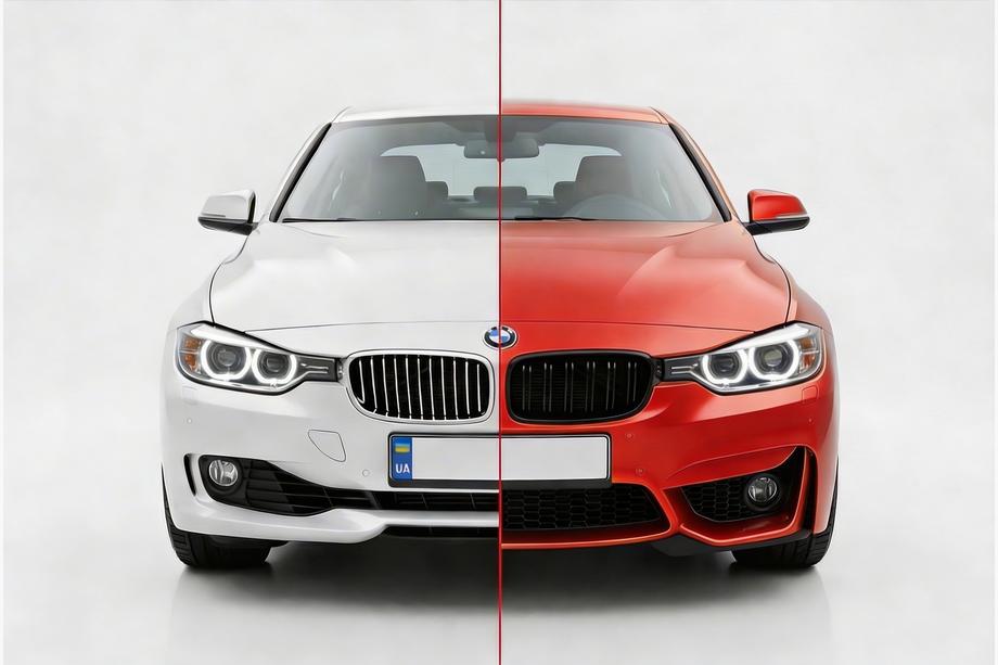 BMW 3. sērija F30/F31 2012–2019 Bodykit komplekts (F80 M3, miglas lukturiem) Foto 1