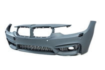 BMW 3. sērija F30/F31 2012–2019 Priekšējais bamperis F80 M3 stilā (miglas lukturiem) foto 2