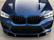 BMW X3 G01 2018– Priekšējā lip uzlika 3D (F97 2018-2022, spīdīgi melna) foto 2