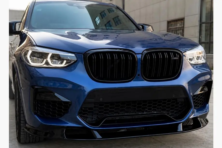 BMW X3 G01 2018– Priekšējā lip uzlika 3D (F97 2018-2022, spīdīgi melna) Image