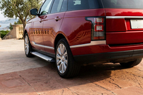 Range Rover IV L405 2013–2021 Sānu sliekšņi X5 tipa (2 gab., alumīnija) foto 1