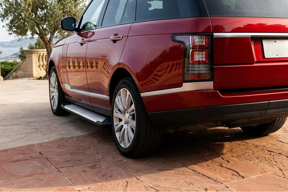 Range Rover IV L405 2013–2021 Sānu sliekšņi X5 tipa (2 gab., alumīnija) Image