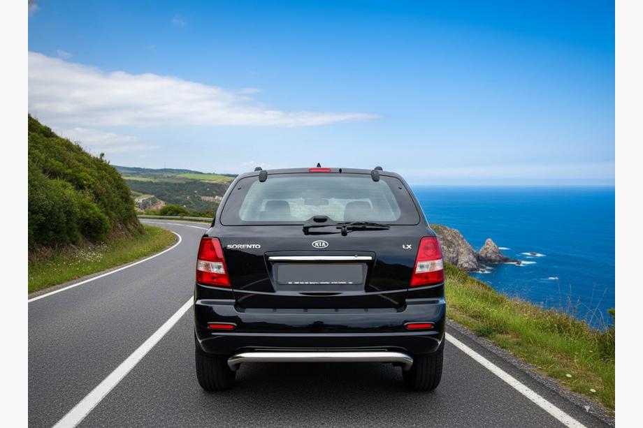 Kia Sorento I BL 2002–2009 Aizmugurējais aizsarglokis AK012 (nerūsējošais tērauds) Image