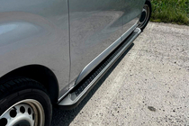 Fiat Scudo 2022– Sānu pakāpieni Allmond Black (2 gab., alumīnijs) foto 1