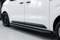 Fiat Scudo 2022– Sānu pakāpieni Bosphorus Black (2 gab., alumīnijs) foto 1