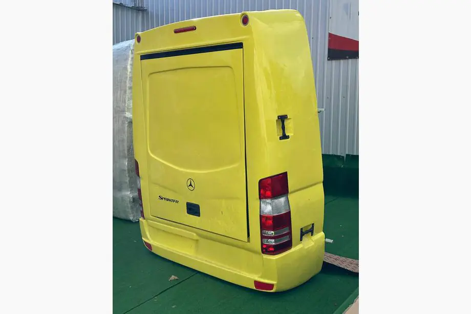 Mercedes Sprinter W906 2006–2018 Piekarināms bagāžnieks (Dzeltens) Foto 2