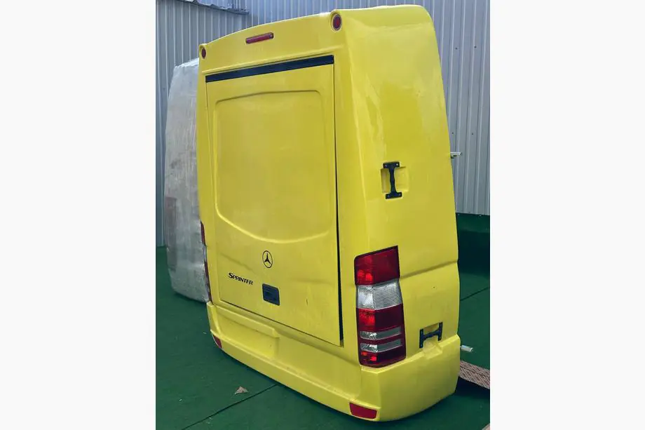 Mercedes Sprinter W906 2006–2018 Piekarināms bagāžnieks (Dzeltens) Foto 6