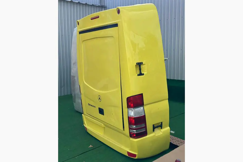 Mercedes Sprinter W906 2006–2018 Piekarināms bagāžnieks (Dzeltens) Foto 7