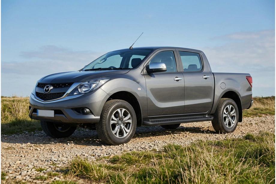 Mazda BT-50 2012– Sānu sliekšņi Allmond Black (2 gab., alumīnijs) Image