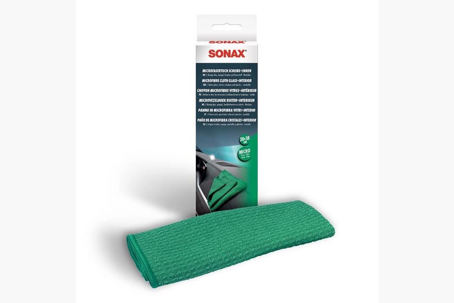 Mikrošķiedras lupatiņa stiklam un salonam 38x38 cm Sonax Foto 1