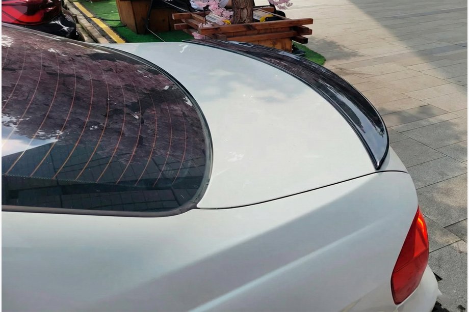BMW 3. sērija E90/E91 2005–2011 MP stila spoileris (E90, spīdīgi melns) Image
