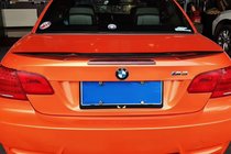 BMW 3. sērija E92/E93 2006–2013 M4-Style spoileris (E93, spīdīgi melns) foto 1