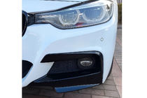 BMW 3. sērija F30/F31 2012–2019 Priekšējā bampera stūra splitteri JIE Flap (M-Sport, ABS) foto 2