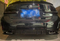 BMW 3. sērija G20/G21 2018– Aizmugurējā bufera difuzors (M-Sport 2023+, ABS) foto 1