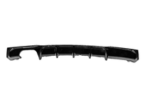 BMW 3. sērija F30/F31 2012–2019 Aizmugurējā bampera difuzors vienpusējai dubultajai izplūdei (M-Sport, ABS) foto 1