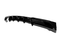 BMW 3. sērija F30/F31 2012–2019 Aizmugurējā bampera difuzors vienpusējai dubultajai izplūdei (M-Sport, ABS) foto 2