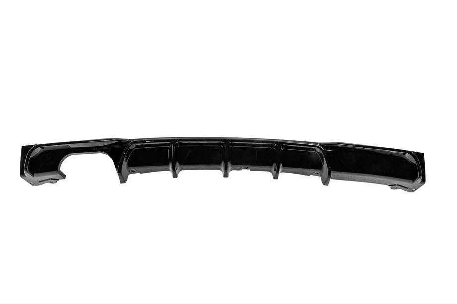 BMW 3. sērija F30/F31 2012–2019 Aizmugurējā bampera difuzors vienpusējai dubultajai izplūdei (M-Sport, ABS) Image