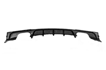 BMW 3. sērija F30/F31 2012–2019 Aizmugurējā bampera difuzors divpusējai dubultizplūdei (M-Sport, ABS) foto 6