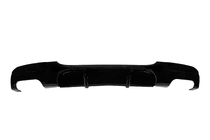 BMW 3. sērija E90/E91 2005–2011 Aizmugurējā bampera difuzors divpusējai dubultizplūdei (M-Sport, ABS) foto 1