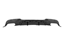 BMW 3. sērija E90/E91 2005–2011 Aizmugurējā bampera difuzors divpusējai dubultizplūdei (M-Sport, ABS) foto 5