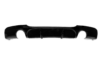 BMW 3. sērija E90/E91 2005–2011 Aizmugurējā bampera difuzors divpusējai viencaurules izplūdei (M-Sport, ABS) foto 2
