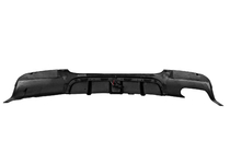 BMW 3. sērija E90/E91 2005–2011 Aizmugurējā bampera difuzors vienpusējai dubultajai izplūdei (M-Sport, ABS) foto 5