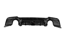 BMW 3. sērija E92/E93 2006–2013 Aizmugurējā bampera difuzors divpusējam vienam izpūtējam ar LED (M-Sport, ABS) foto 5
