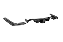 BMW 3. sērija F30/F31 2012–2019 Aizmugurējā bufera difuzors ar LED (M3, ABS) foto 4