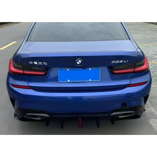Aizmugurējā bufera difuzors B-Style LED (M-Sport 2018-2022, ABS) foto 1