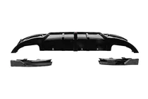 BMW 3. sērija G20/G21 2018– Aizmugurējā bufera difuzors B-Style LED (M-Sport 2023+, ABS) foto 10