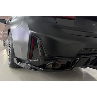 Aizmugurējā bufera difuzors B-Style LED (M-Sport 2023+, ABS) foto 2