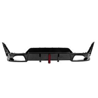 Aizmugurējā bufera difuzors B-Style LED (M-Sport 2023+, ABS) foto 4