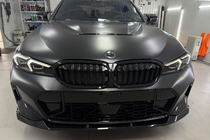 BMW 3. sērija G20/G21 2018– Priekšējā bufera lūpa Lip FD-Style (M-Sport 2023+, ABS) foto 9