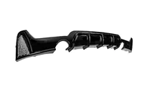 BMW 4 sērija F32/F33/F36 2012–2020 Aizmugurējā bampera difuzors divpusējam vienam izplūdes galam V2 (M-Sport, ABS) foto 3