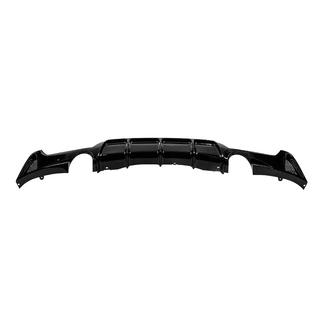 Aizmugurējā bampera difuzors divpusējam vienam izplūdes galam V2 (M-Sport, ABS) foto 4
