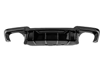 BMW 5. sērija F10/F11 2010–2016 Aizmugurējā bampera difuzors CS-Style (M-Sport, ABS, iesmidzināšanas liešana) foto 2