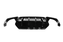 BMW 5. sērija F10/F11 2010–2016 Aizmugurējā bampera difuzors CS-Style (M-Sport, ABS, iesmidzināšanas liešana) foto 5