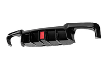 BMW 5. sērija F10/F11 2010–2016 Aizmugurējā bufera difuzors M5-Style LED (M-Sport, ABS) foto 2