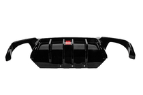 BMW 5. sērija F10/F11 2010–2016 Aizmugurējā bufera difuzors M5-Style LED (M-Sport, ABS) foto 4