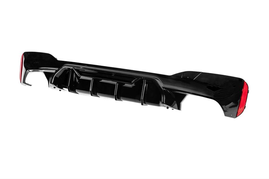 BMW 5. sērija G30/G31 2017–2023 Aizmugurējā bampera difuzors LCI-Style (M-Sport/M5 F90, ABS) Foto 3