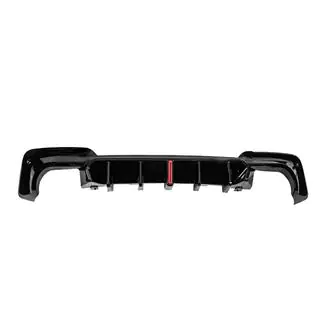 Aizmugurējā bampera difuzors CS-Style LED (M-Sport 2018-2021, ABS) foto 1