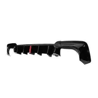 Aizmugurējā bampera difuzors CS-Style LED (M-Sport 2018-2021, ABS) foto 2