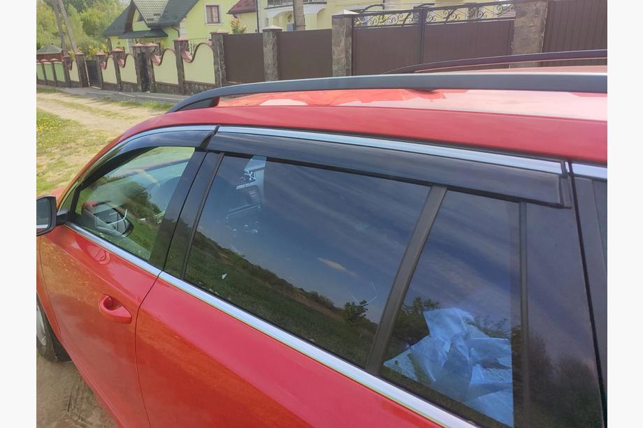Skoda Octavia IV A8 2020– Logu vēja deflektori ar hromētu līsti Niken Luxury (SW, 4 gab.) Foto 2